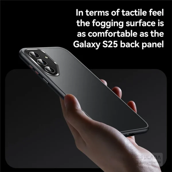 Elegant Matte Layer Transparent Case for Samsung Galaxy S25 Ultra S25+ S25